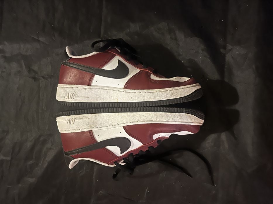 Air force one vermelhos, raramente usados tamanho 39 vermeljo e preto