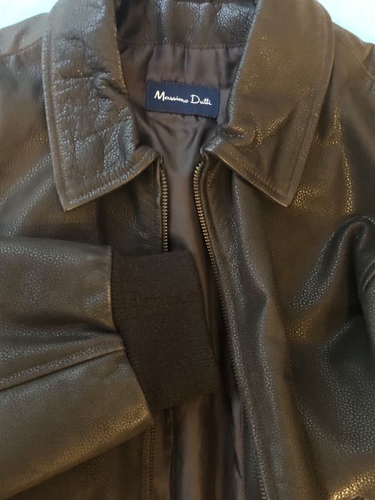 Casaco/ Blusão de pele da massimo dutti