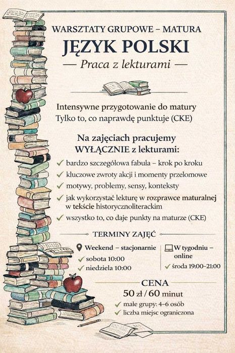 warsztaty grupowe-matura język polski