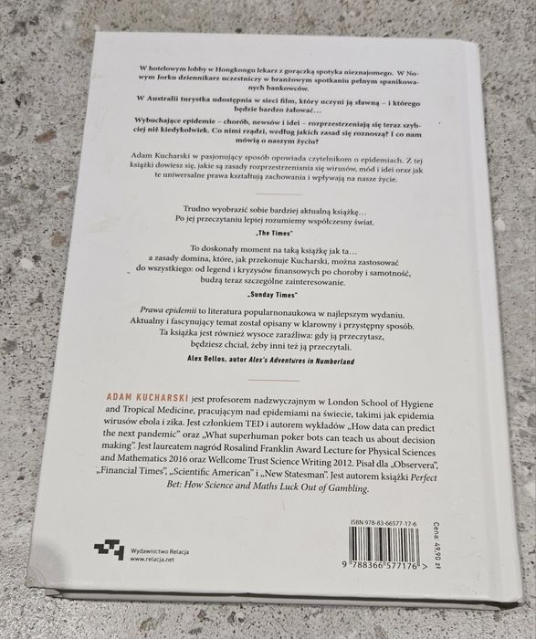 Prawa epidemii Adam Kucharski