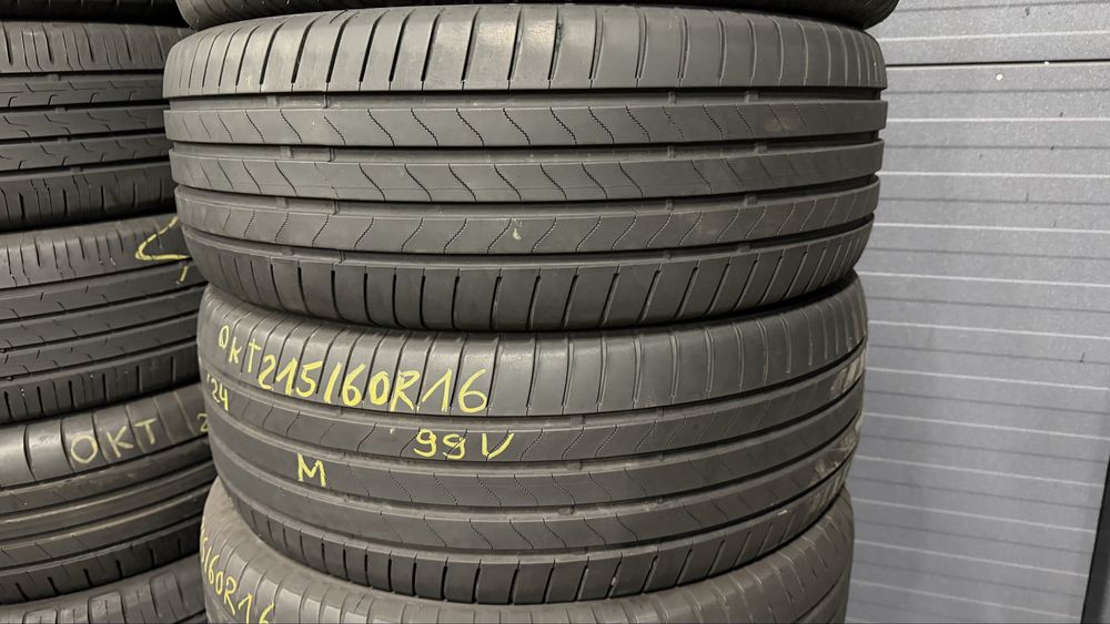 літні шини б.у 215/60 R16 - BRIDGESTONE - Turanza 6 склад шин б.у