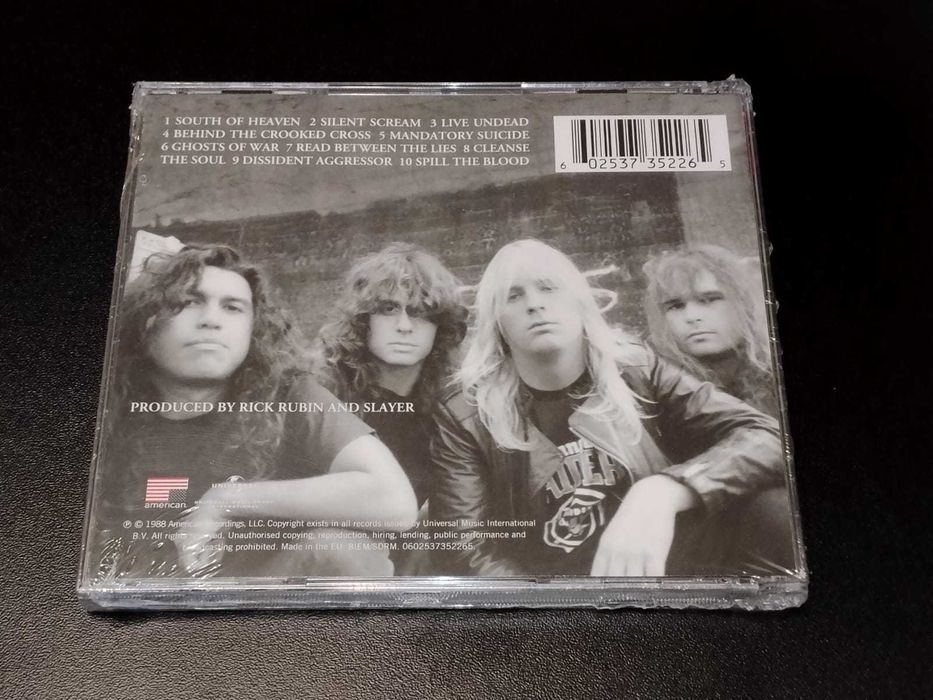 Slayer -"South of Heaven" -CD Płyta