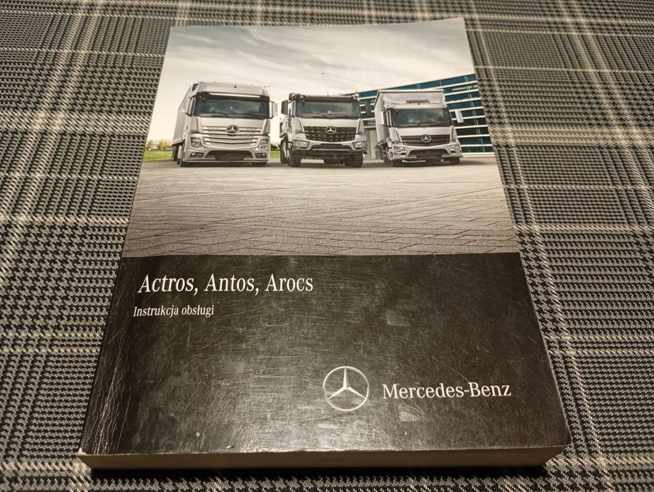 Mercedes ACTROS MP4 ANTOS AROCS Instrukcja Obsługi Książka 2013 POLSKA
