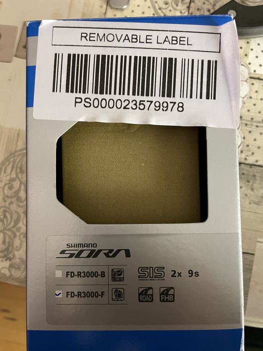 Desviador Sora frontal 2X9 novo