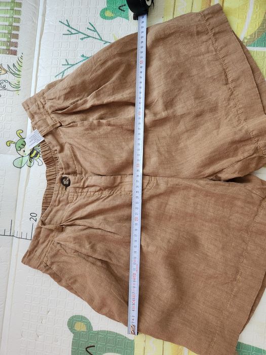 Лляні шорти Massimo Dutti