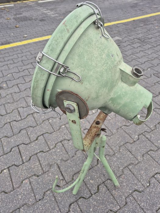 Lampa industrialny Siemens. Lampa stojak loft.