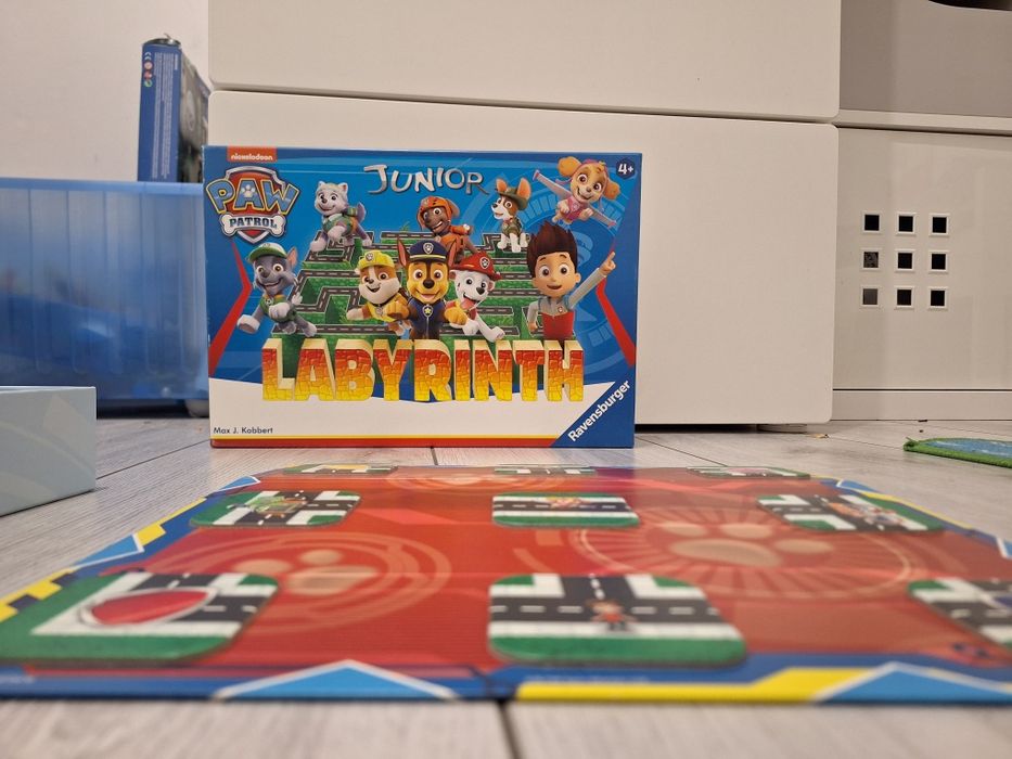 Gra Labirynt Junior Psi Patrol, gra planszowa, Ravensburger