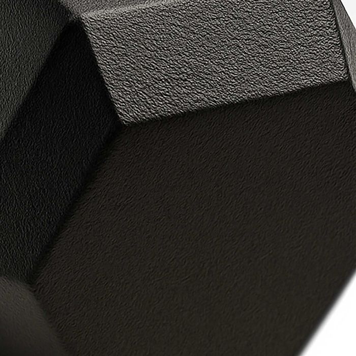 Hantla hantle hex żeliwny do ćwiczeń gumowany żeliwo 1x4kg powlekane