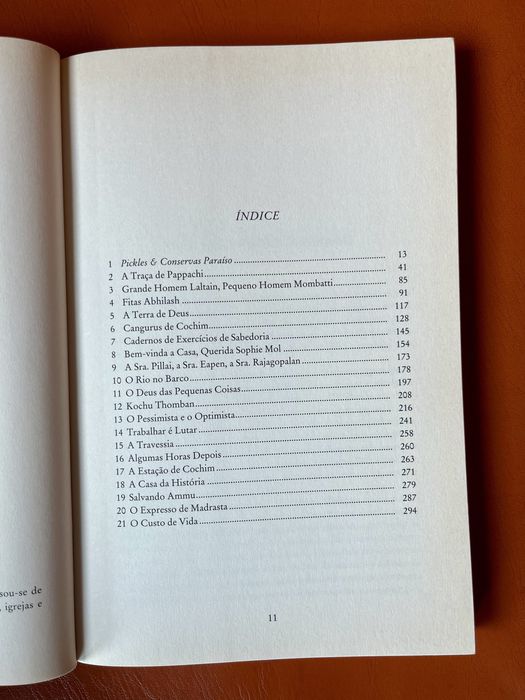 “O Deus das Pequenas Coisas”, Arundhati Roy