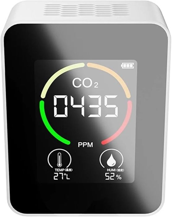 CZUJNIK CO2 MIERNIK Temperatury Wilgotności 3w1 Dwutlenku Węgla