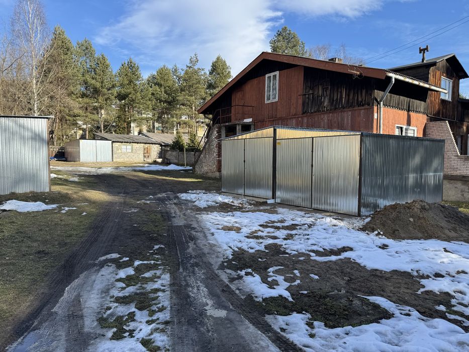 Wynajme NOWY garaż blaszan - prywatna działka.