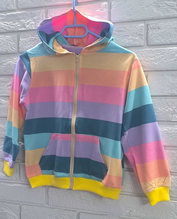 Bluza w paski dla dziewczynki