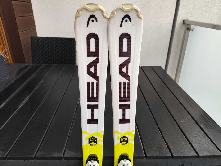 Narty Head Supershape 127 +Buty Salomon X-Max 60T roz. 37 +Kijki 90 cm