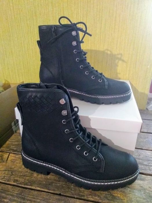 Тренд ! Ботинки берцы женские Combat Boots, размер US 8,5, наш 40