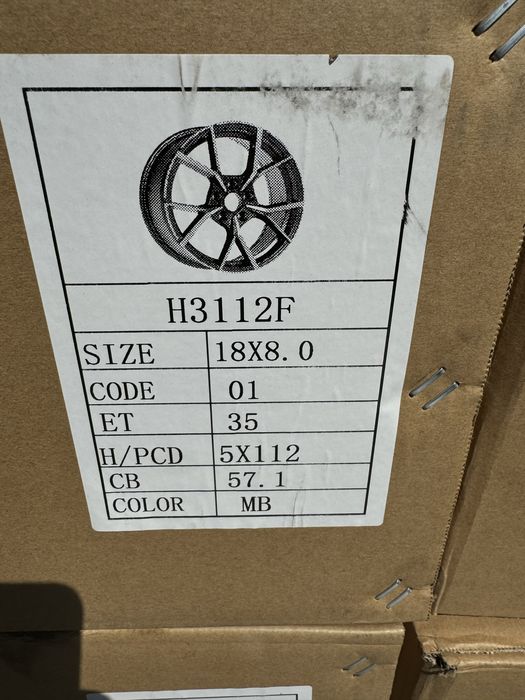 Диски Нові Volkswagen 5/112/R18