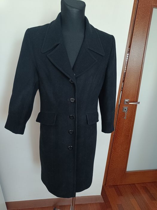 Elegancki płaszcz damski wełna kaszmir