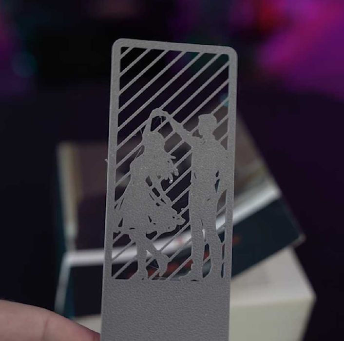 Marcadores de Livros Personalizados 3D (Nome / Anime / Design Único)