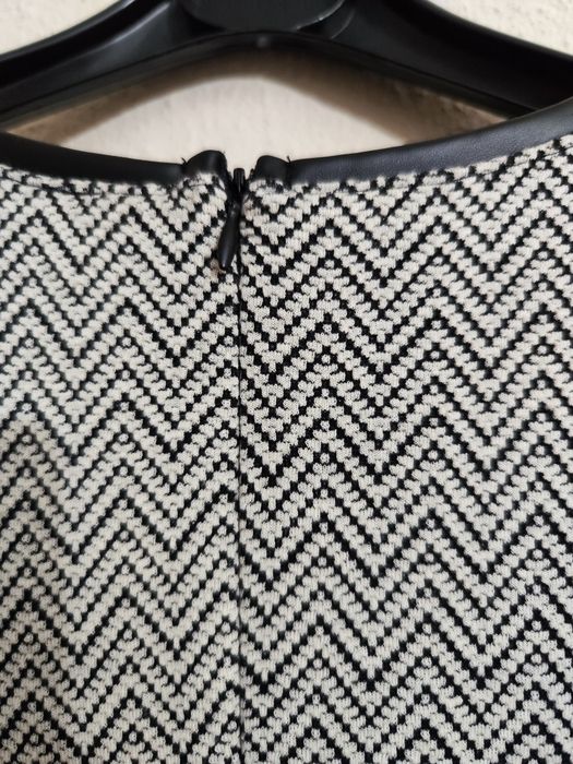 Vestido de malha M padrão Chevron da C&A