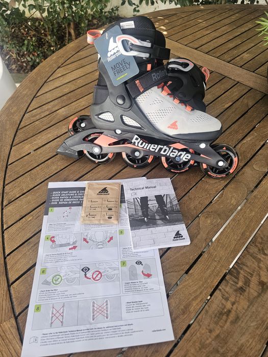 Patins em Linha Rollerblade Macroblade 80 Cinzento Tam. 39