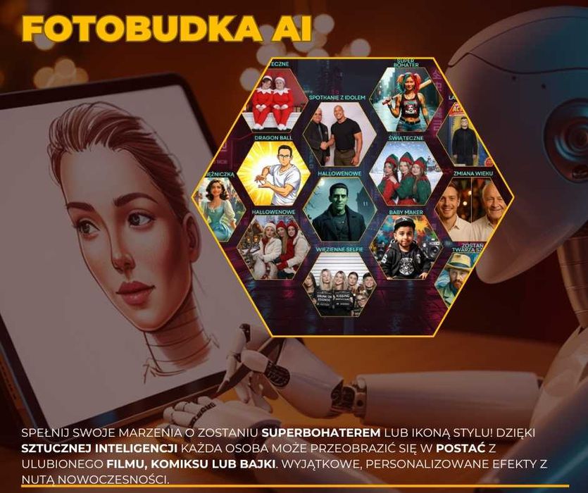 fotobudka drukująca Ai, fotolustro, fotobudka 360, fotograf fotobox