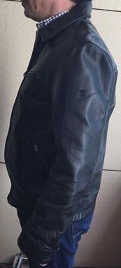 Casaco de couro de Homem