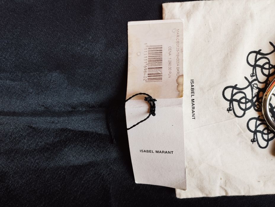 Pasek Isabel Marant skóra z włosiem