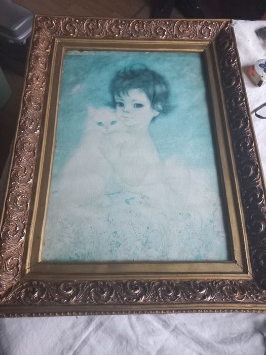 Stara bogato zdobiona rama