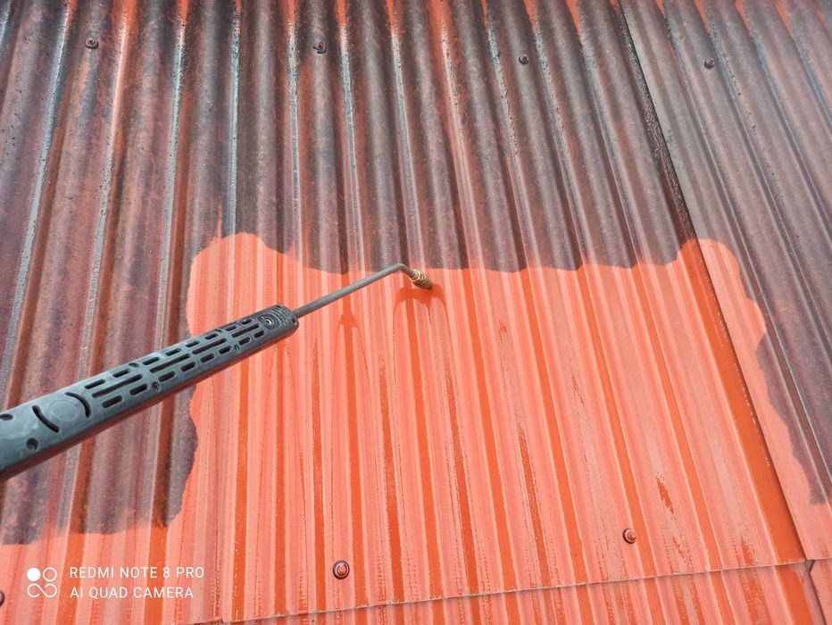 MALOWANIE DACHÓW, mycie dachów, mycie elewacji.