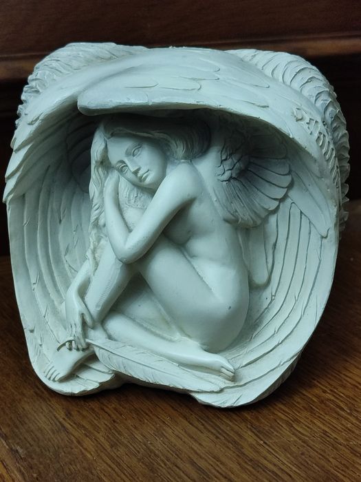 Декор статуетка Готичний янгел Аїда череп Alchemy Gothic