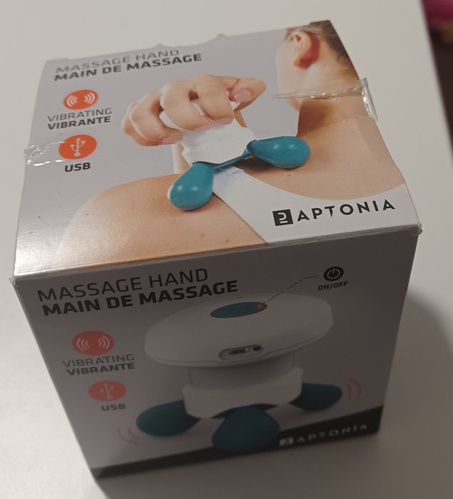 Aparelho massagem eletrónico vibratório - decathlon- novo64739151594754121