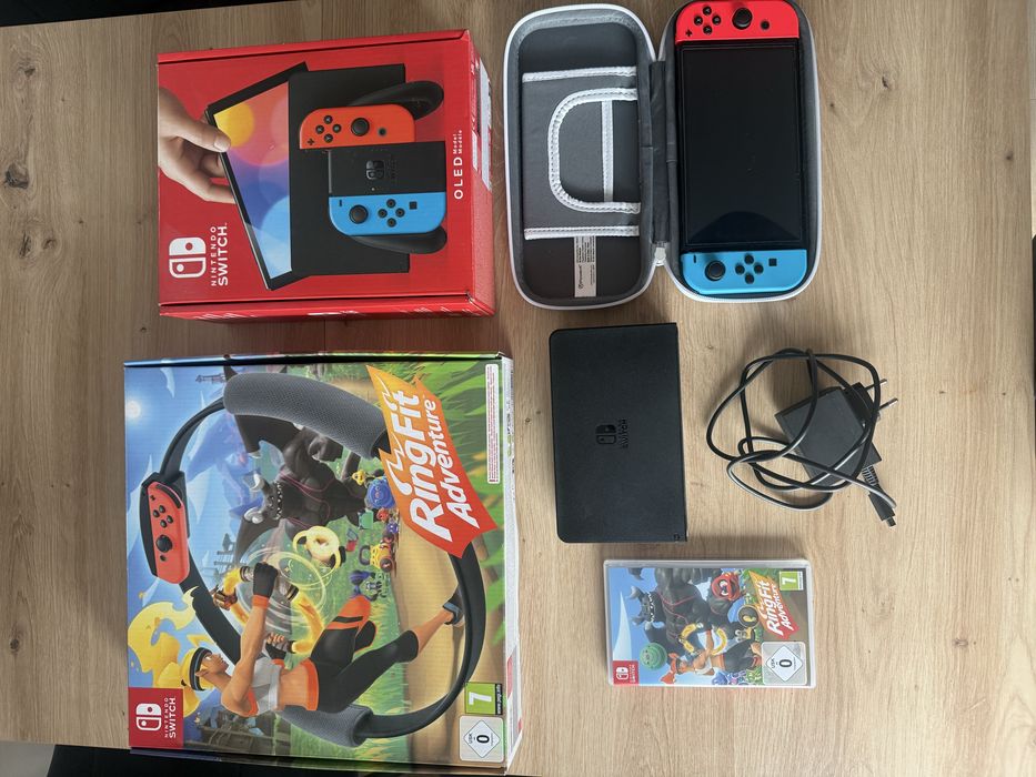 Switch Oled + akcesoria