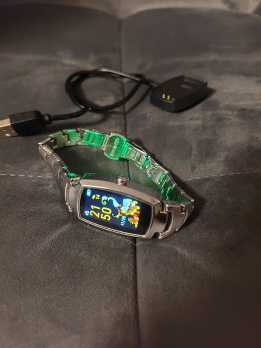 Розумний Фітнес Браслет Smart Band H8 Pro Silver з Тонометром