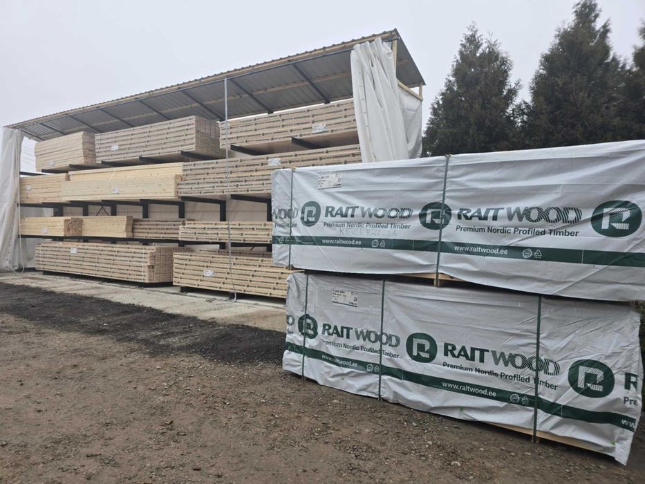 Drewno konstrukcyjne C24 świerk – kantówki 45–195 mm | Budowa, tarasy