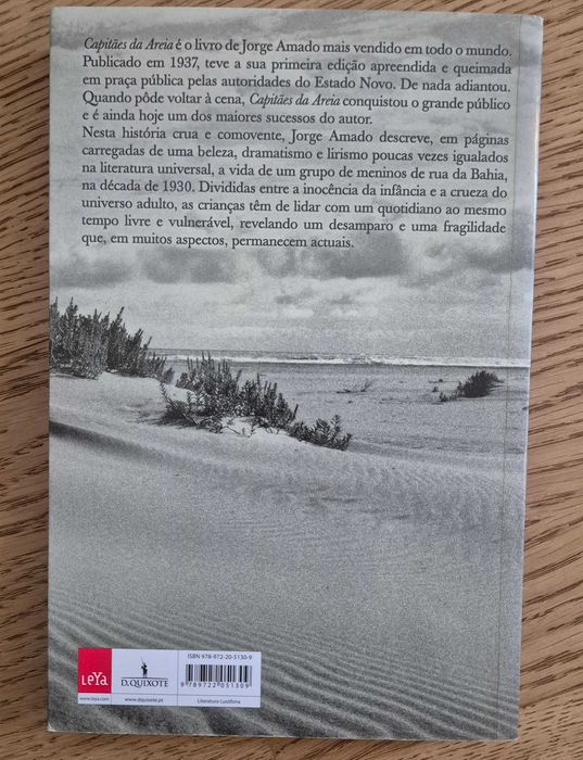 Livro Capitães da Areia, de Jorge Amado
