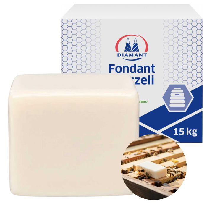 Ciasto dla pszczół Diamant 15kg do podkarmiania Fondant Pokarm Blok