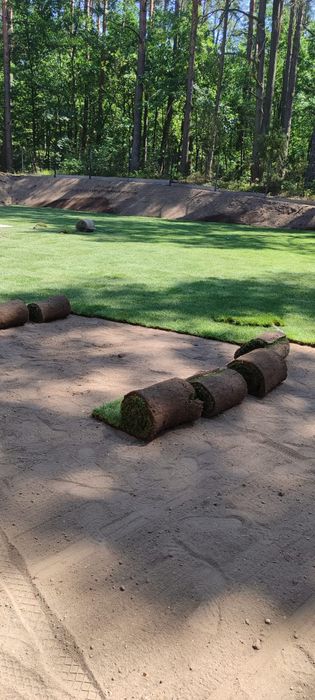 Trawa trawnik z rolki sprzedaż transport montaż wysyłki kurier