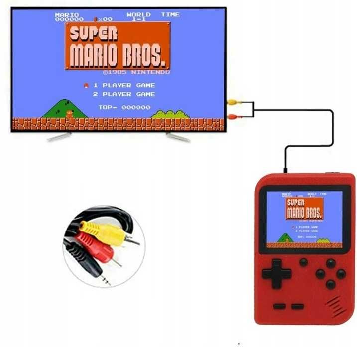 Mini KONSOLA PRZENOŚNA GameBox 400 Gier Mario Contra Gameboy - OKAZJA