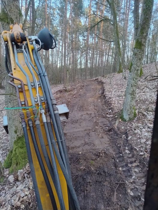 Piach żwir kamień brodnica wywrotka hds minikoparka