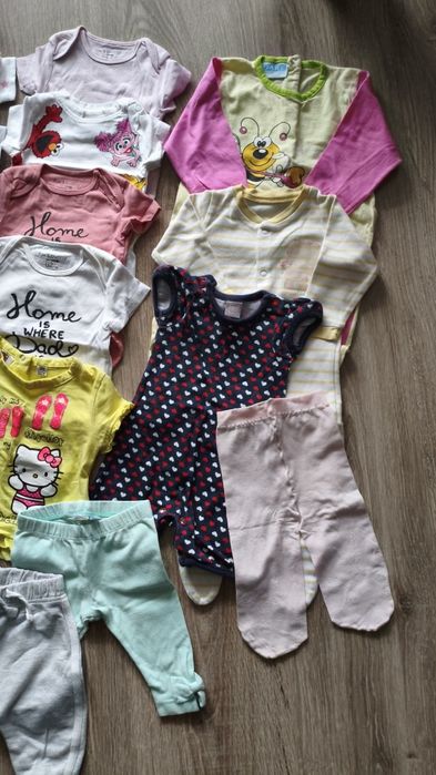 Paczka ubranek dziewczęcych 56/62