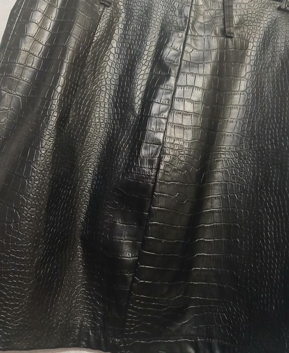 Юбка рептилия крокодил теснение