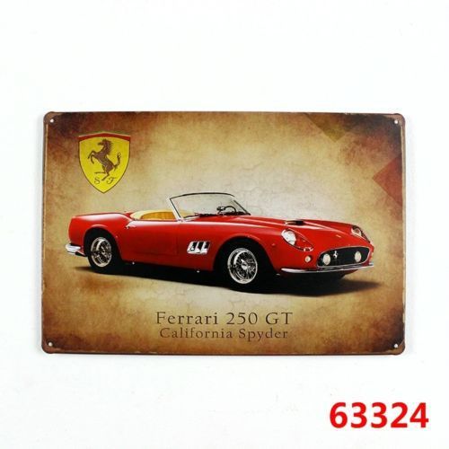 Anúncios em chapa - decoração - route 66