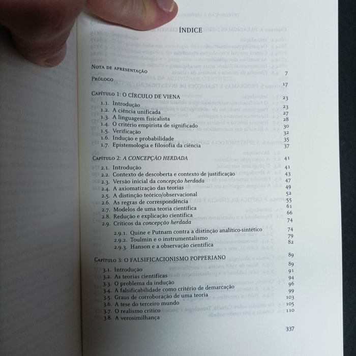 Introdução à Metodologia da Ciência