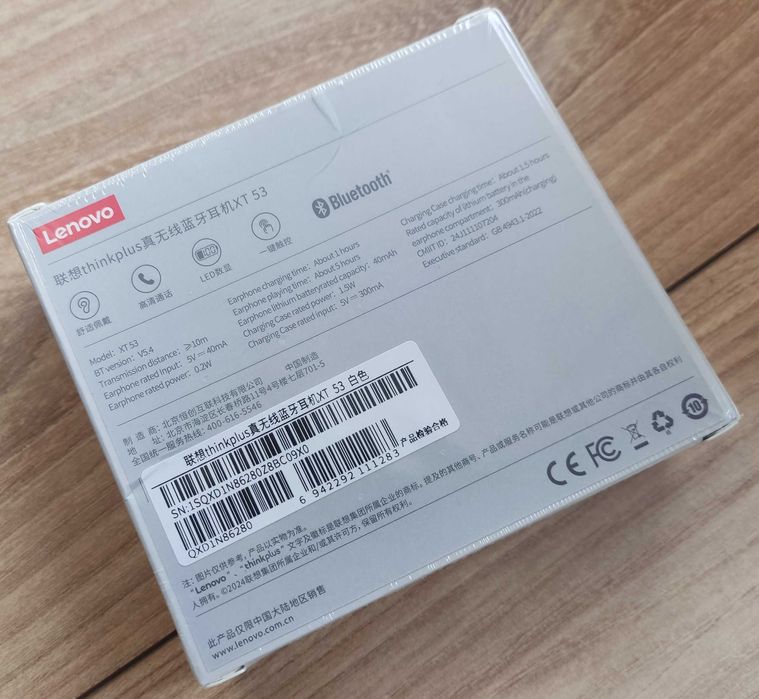 Słuchawki bezprzewodowe douszne Lenovo Thinkplus Earbuds XT53 Bluetoth