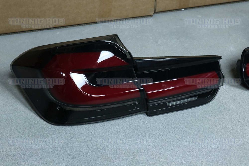 фонари bmw f30 у стилі G30 апгрейд led задние стопи бмв ф30 Європа