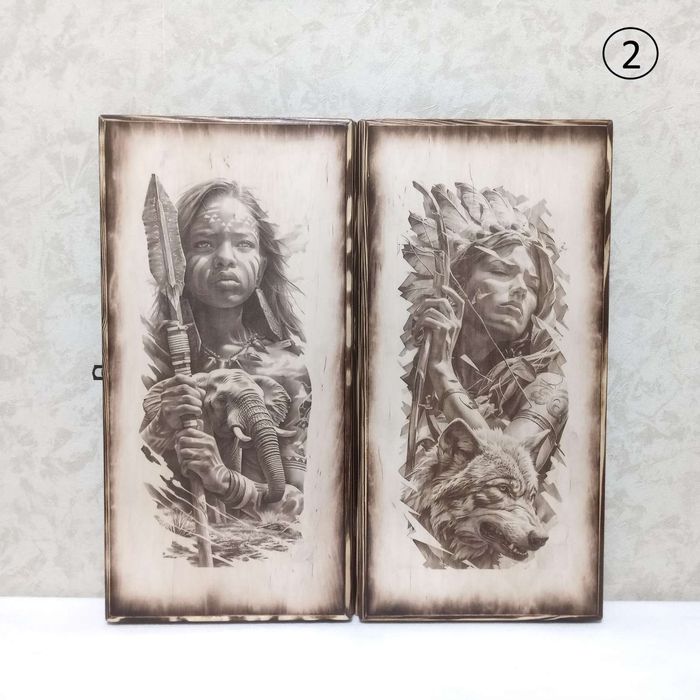 Нарды для подарка.  50х25х5 см.