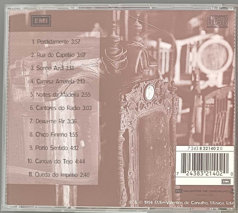 CD dos "Tetvocal" que cantam vários êxitos de autores e cantores portugueses, como novo.