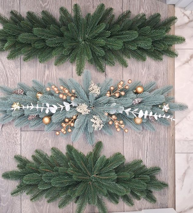 Акція! Гілка.Гірлянда 1м. Новорічна.