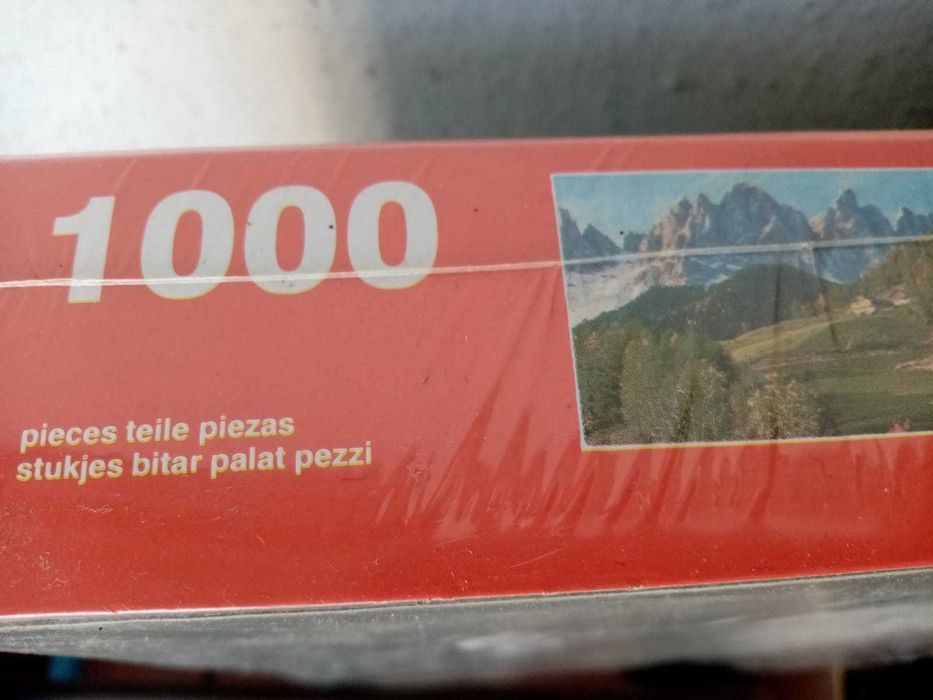 puzzle: 1000 peças, imagem dos Alpes, selado