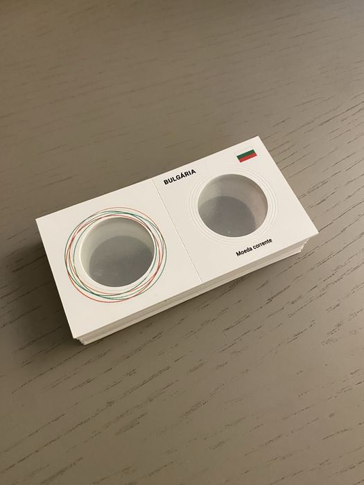 Alveolos moedas correntes 2 euros