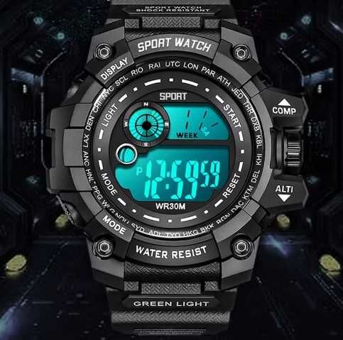 Годинник наручний спортивний мілітарі Sport watch water resist